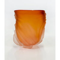 Salmon Pink Undula - Petroff Gallery -  - Brad Copping - Salmon Pink Undula, 9.5" x 7.25" x 4.25"