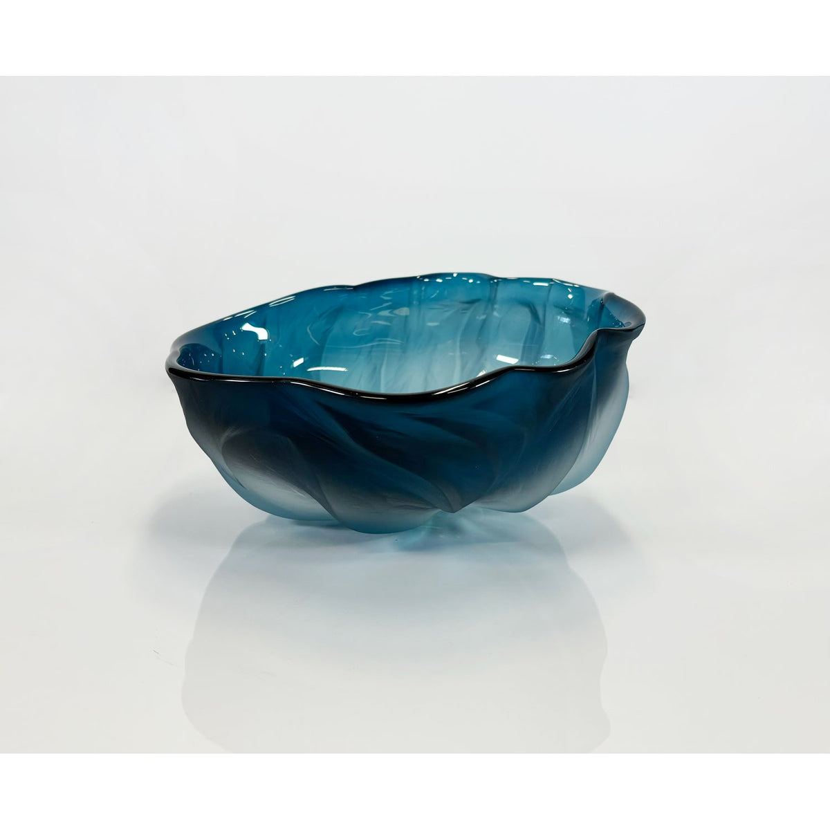 Seagreen Undula Bowl - Petroff Gallery -  - Brad Copping - Seagreen Undula Bowl, 5" x 10.5" x 9"