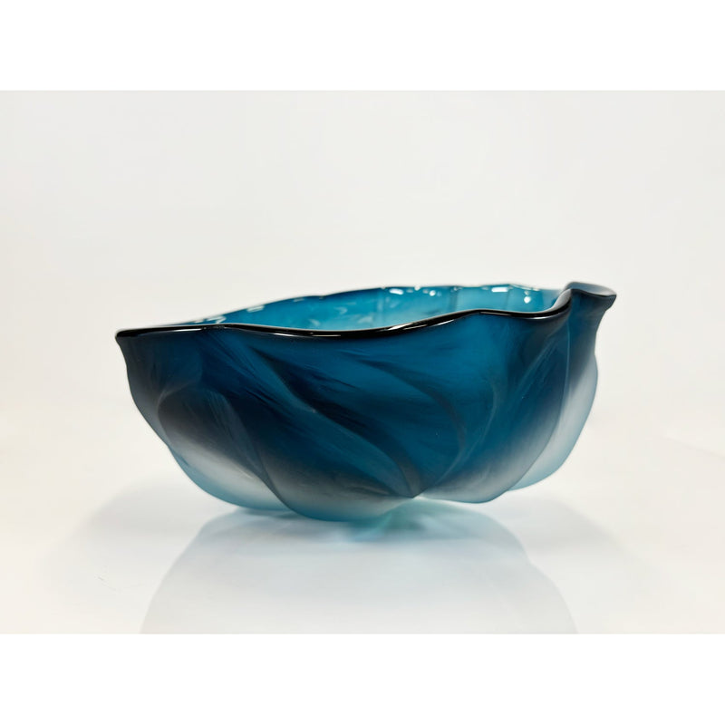 Seagreen Undula Bowl - Petroff Gallery -  - Brad Copping - Seagreen Undula Bowl, 5" x 10.5" x 9"