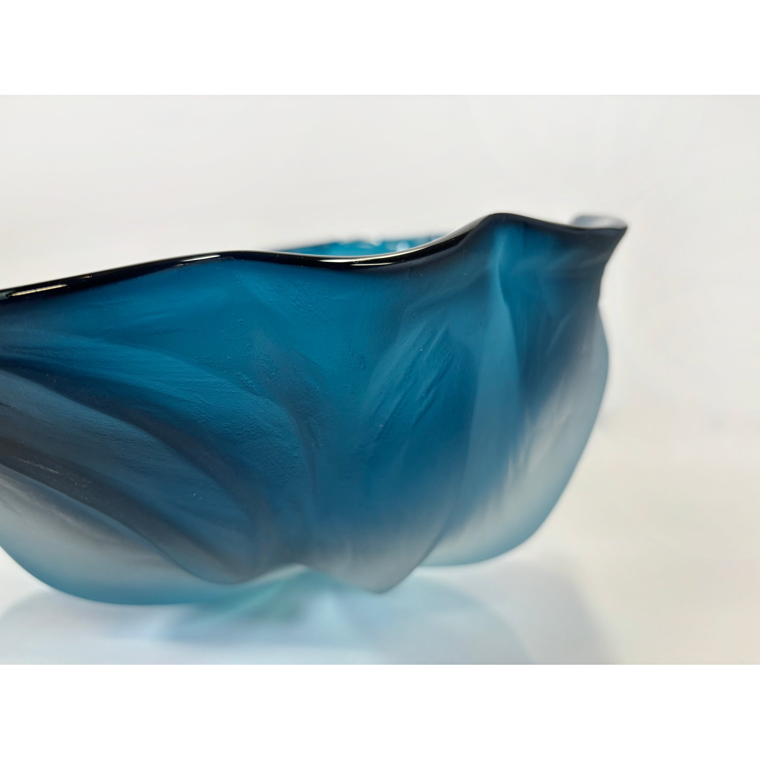 Seagreen Undula Bowl - Petroff Gallery -  - Brad Copping - Seagreen Undula Bowl, 5" x 10.5" x 9"