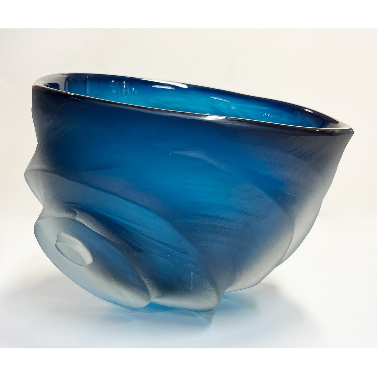 Seagreen Undula Bowl - Petroff Gallery -  - Brad Copping - Seagreen Undula Bowl, 7" x 8" x 8.5"