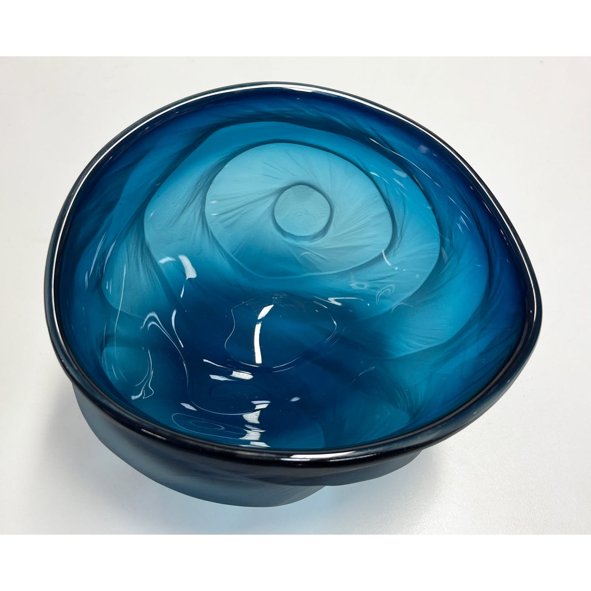 Seagreen Undula Bowl - Petroff Gallery -  - Brad Copping - Seagreen Undula Bowl, 7" x 8" x 8.5"