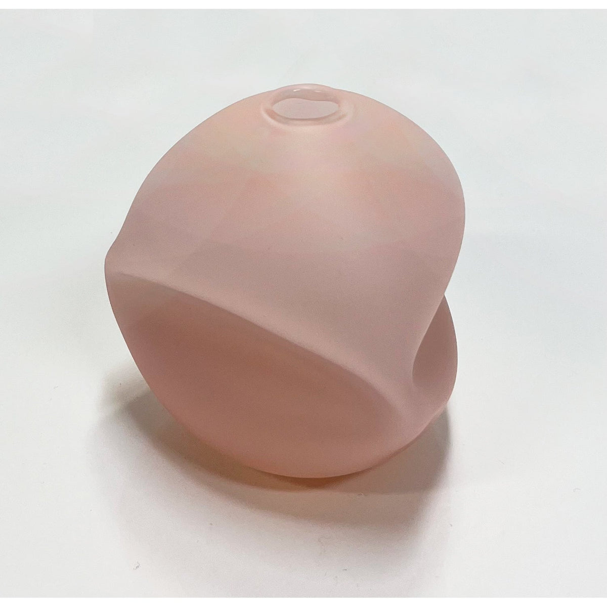 Small Dusty Pink Pebble Vase - Petroff Gallery -  - Goodbeast Design - Small Dusty Pink Pebble Vase, 4" x 4" x 4"