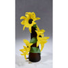 Sprig Vase Grey with Yellow Daisy - Petroff Gallery -  - Susan Rankin - Sprig Vase Grey with Yellow Daisy