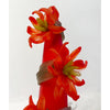 Sprig Vase Red with Red Daisy - Petroff Gallery -  - Susan Rankin - Sprig Vase Red with Red Daisy