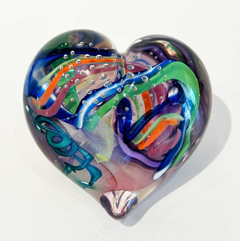 Small Heart 1 - Petroff Gallery - Glass Art