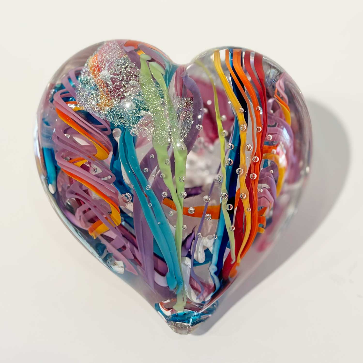 Small Heart 7 - Petroff Gallery - Glass Art