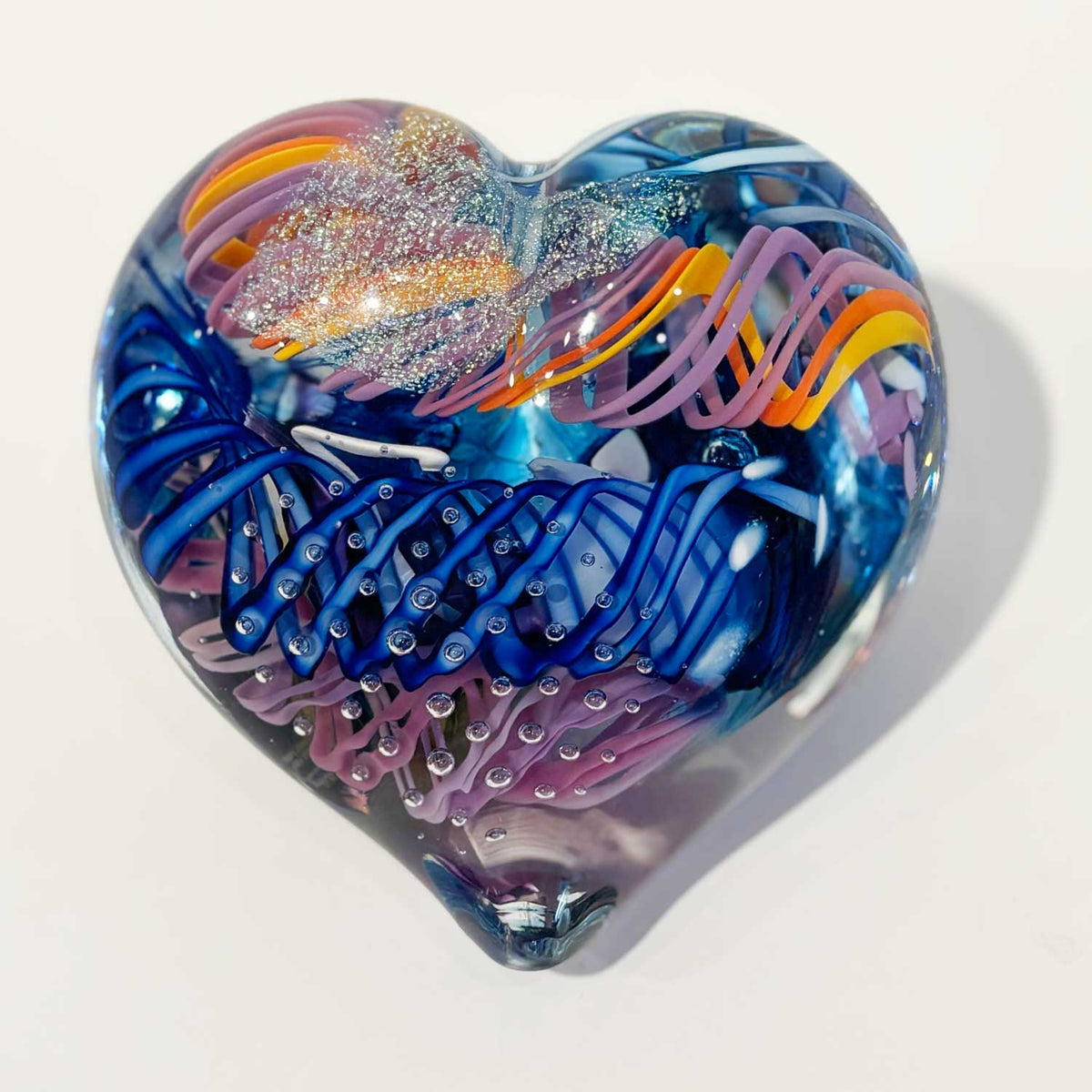 Small Heart 8 - Petroff Gallery - Glass Art