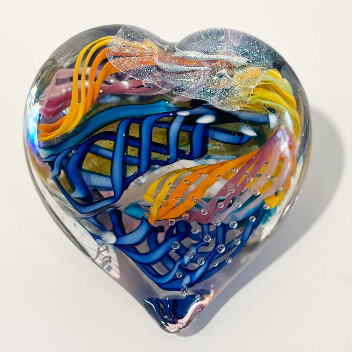 Small Heart 11 - Petroff Gallery - Glass Art