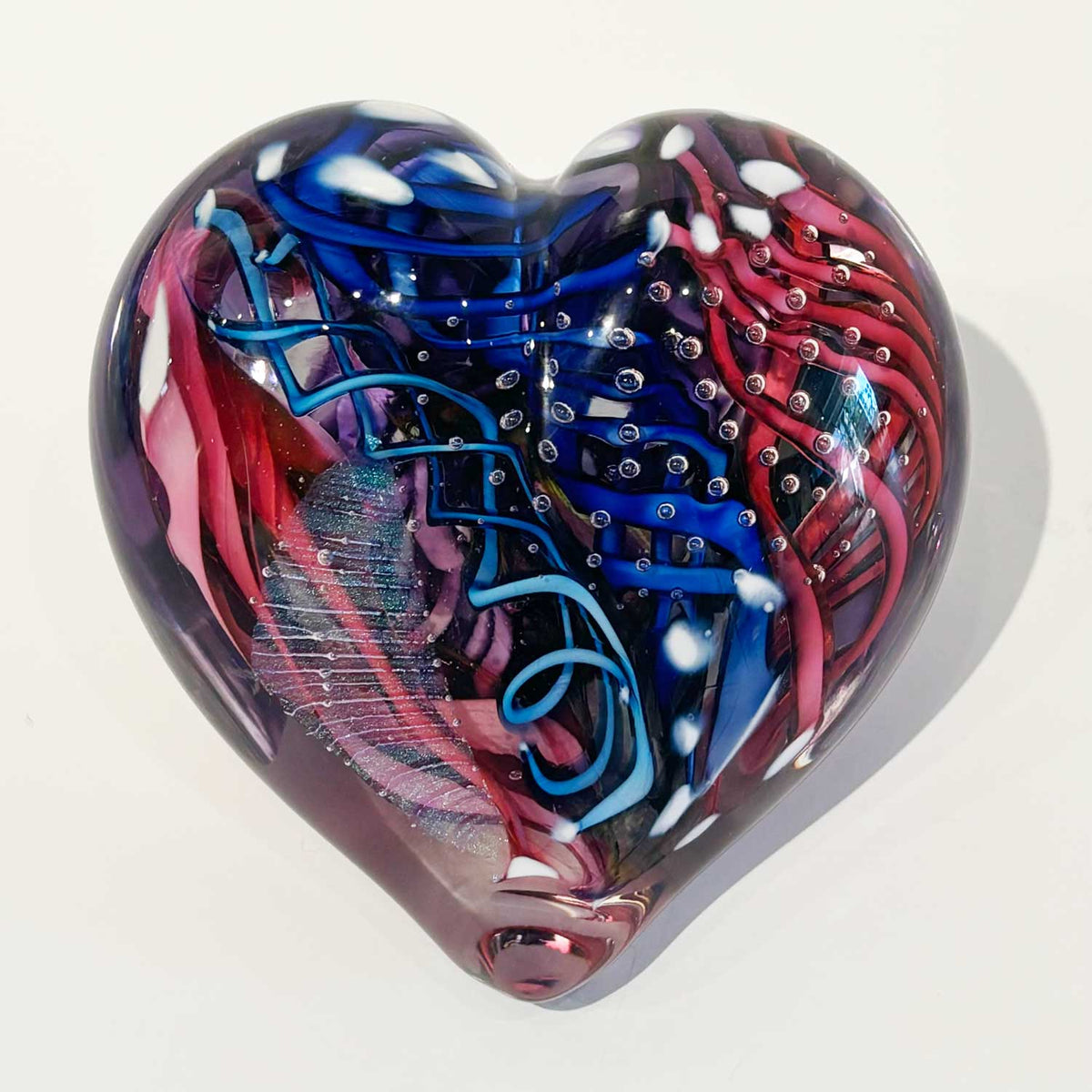 Small Heart 18 - Petroff Gallery - Glass Art