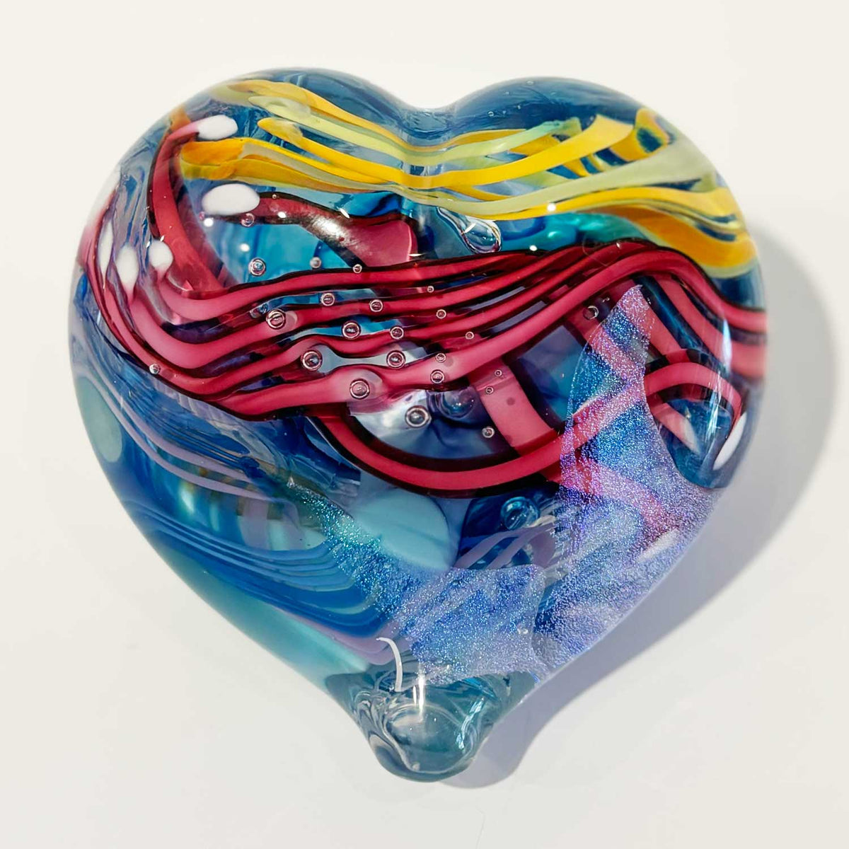 Small Heart 19 - Petroff Gallery - Glass Art