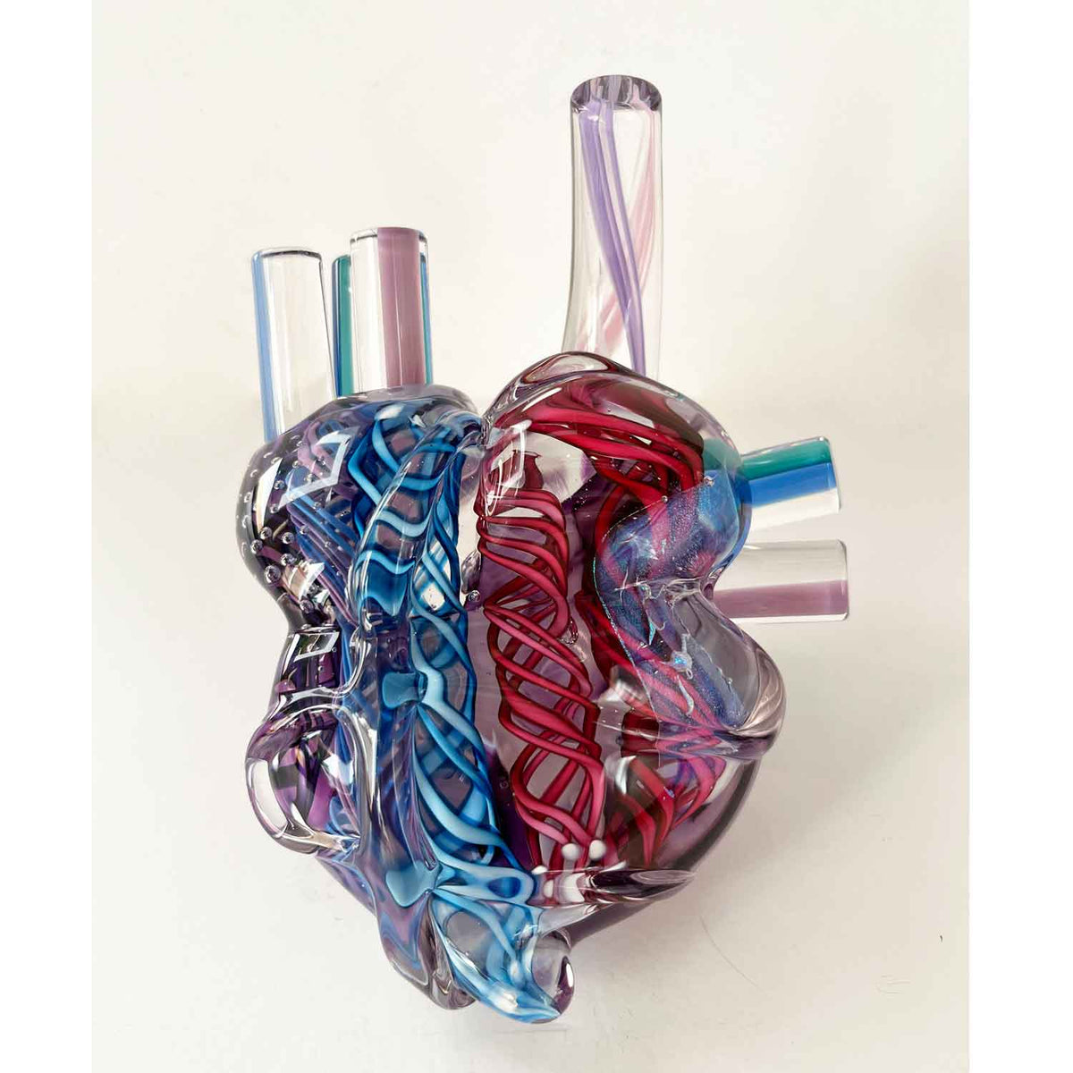 Glass Human Heart - Petroff Gallery - Glass