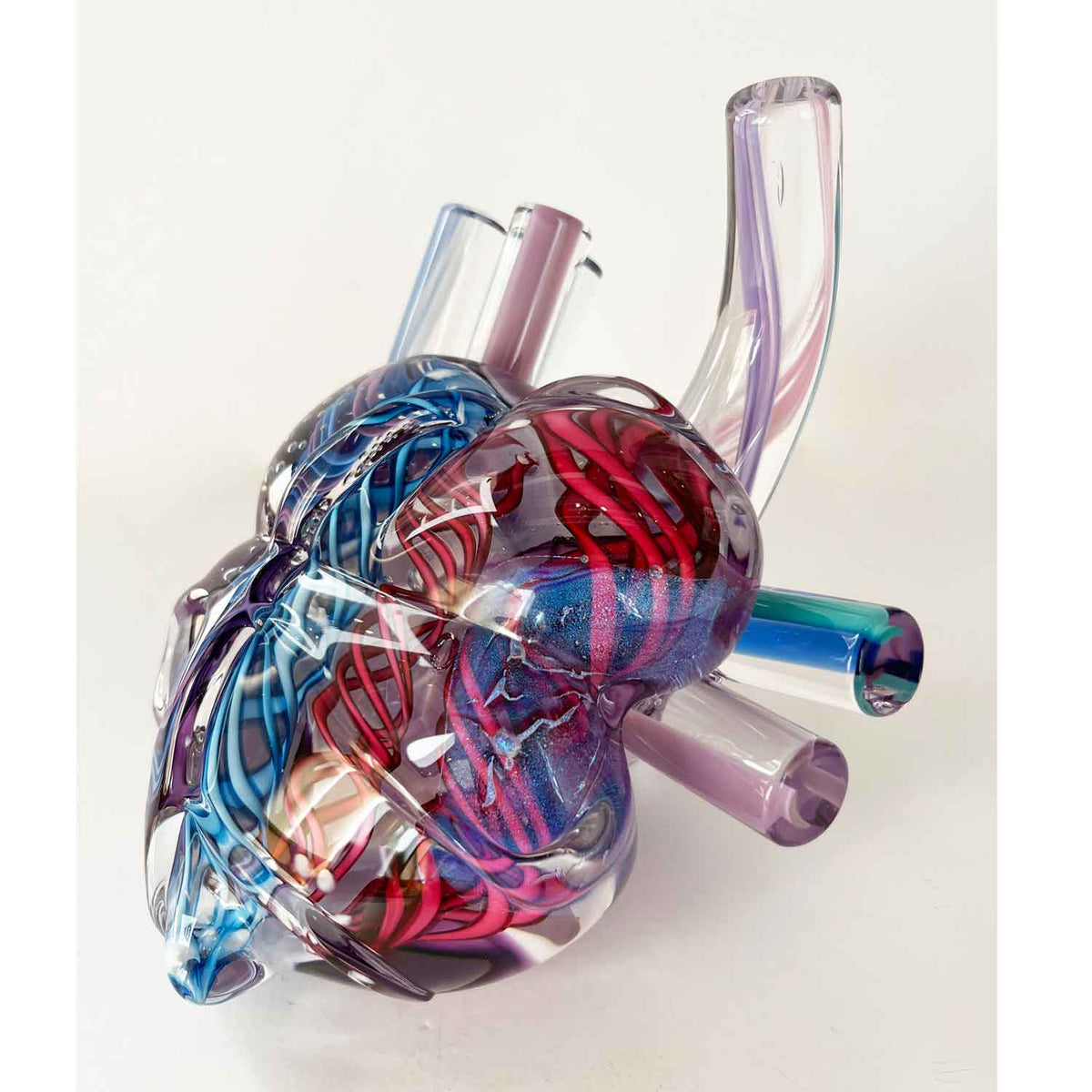 Glass Human Heart - Petroff Gallery - Glass