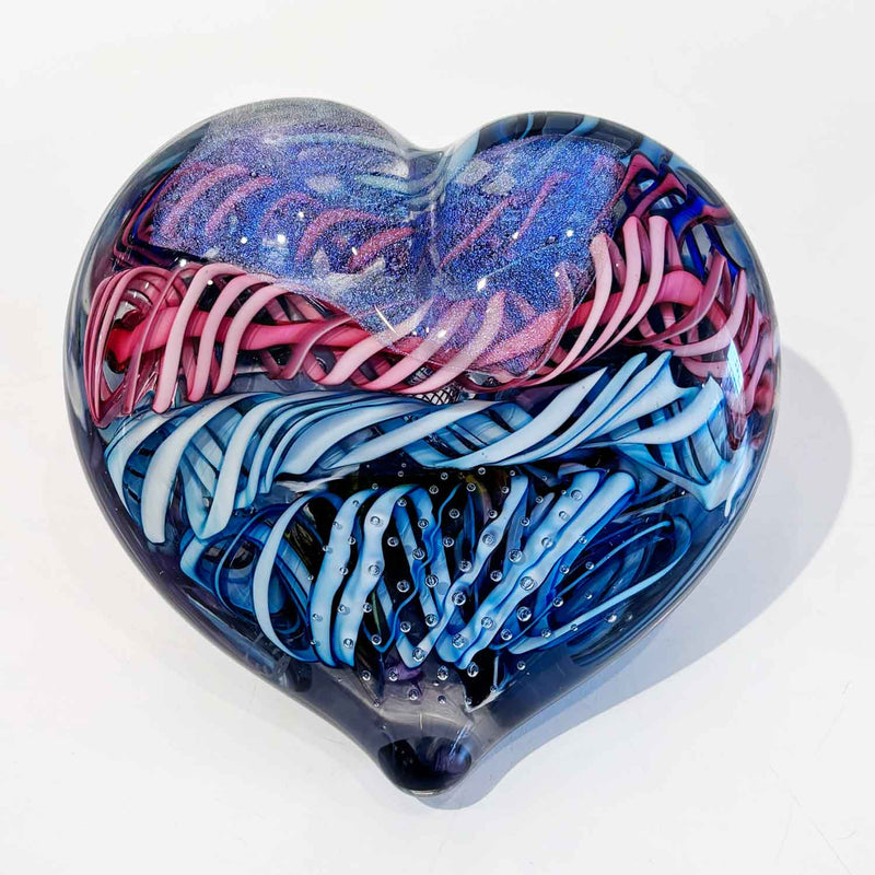 Large Heart 2 - Petroff Gallery - Glass Heart