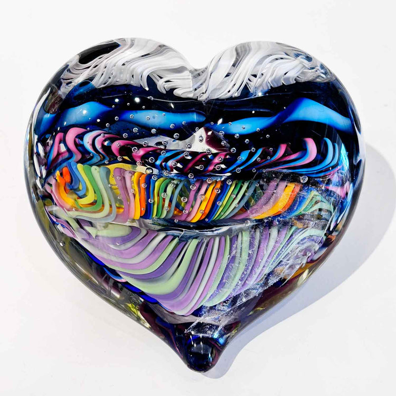 Large Heart 3 - Petroff Gallery - Glass Art