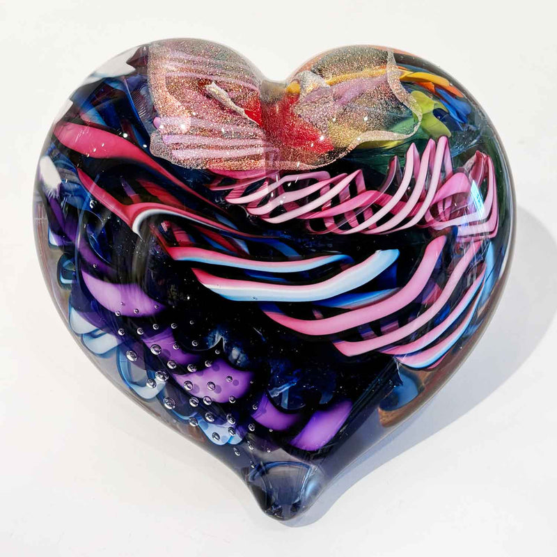 Large Heart 5 - Petroff Gallery - Glass Art