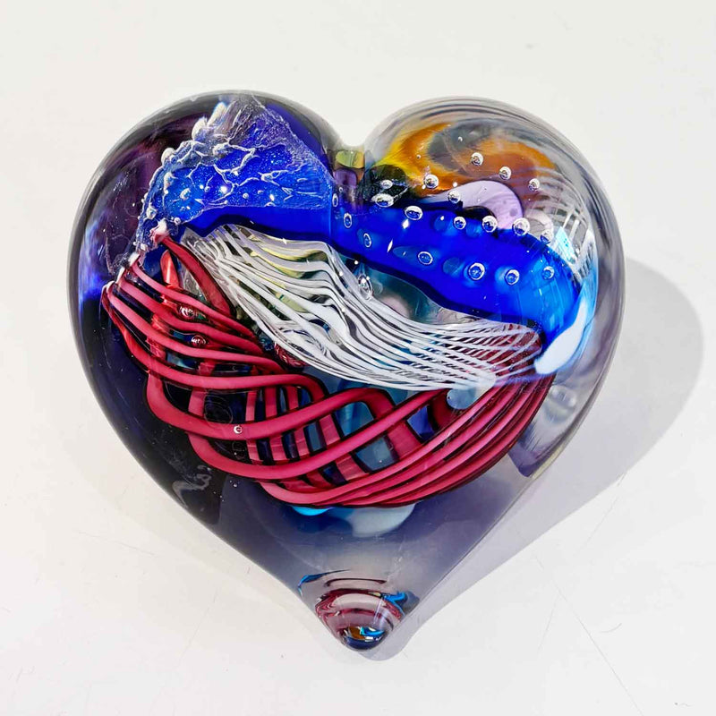 Small Heart 2 - Petroff Gallery - Glass Art