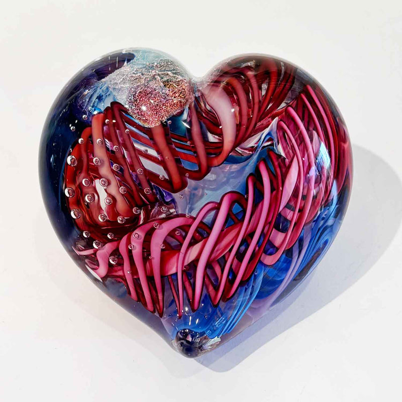 Small Heart 3 - Petroff Gallery - Glass Art