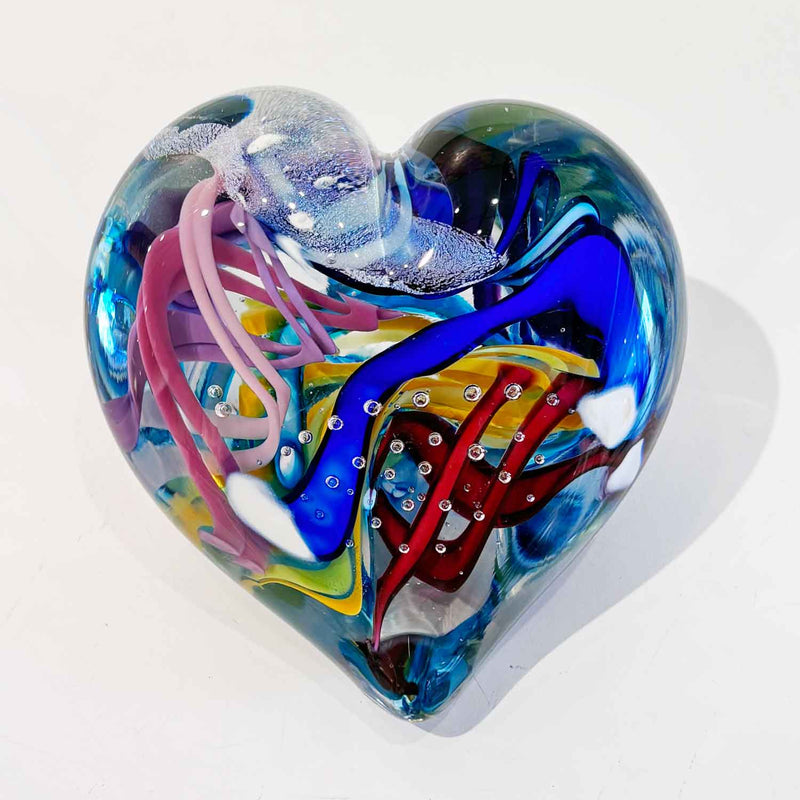 Small Heart 5 - Petroff Gallery - Glass Art