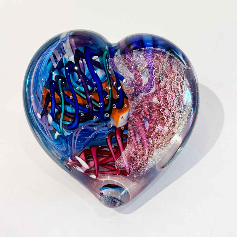 Small Heart 7 - Petroff Gallery - Glass Art