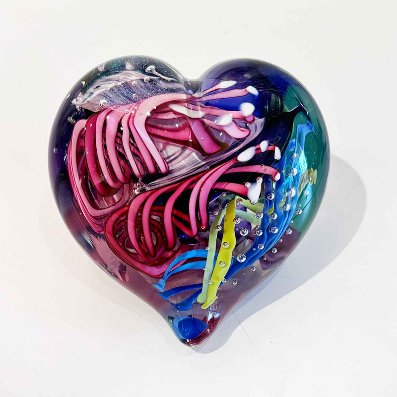 Small Heart 8 - Petroff Gallery - Glass Art