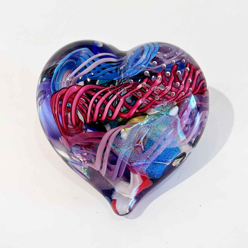 Small Heart 10 - Petroff Gallery - Glass Art