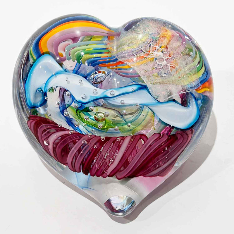 Small Heart 1 - Petroff Gallery - Glass Art