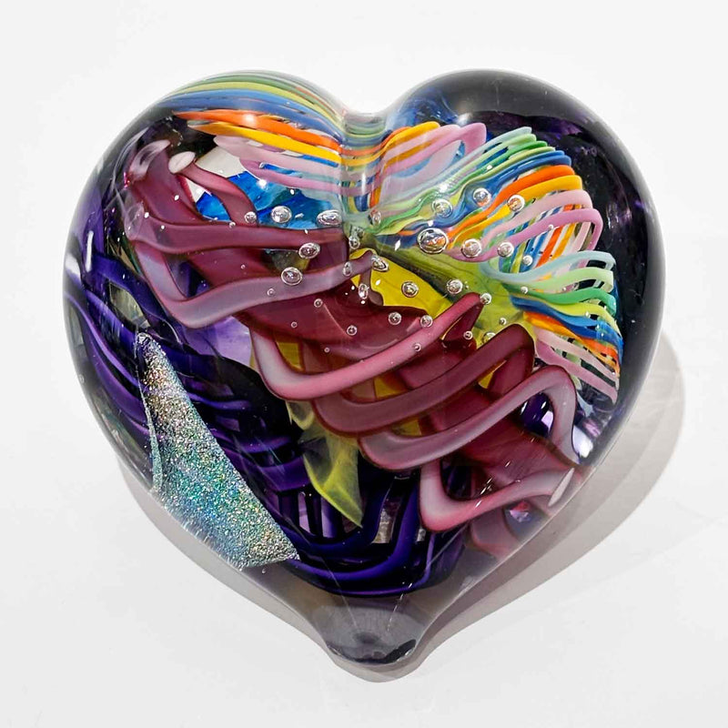 Small Heart 9 - Petroff Gallery - Glass Art