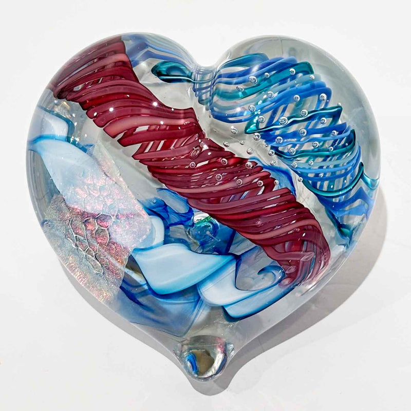 Small Heart 13 - Petroff Gallery - Glass Art