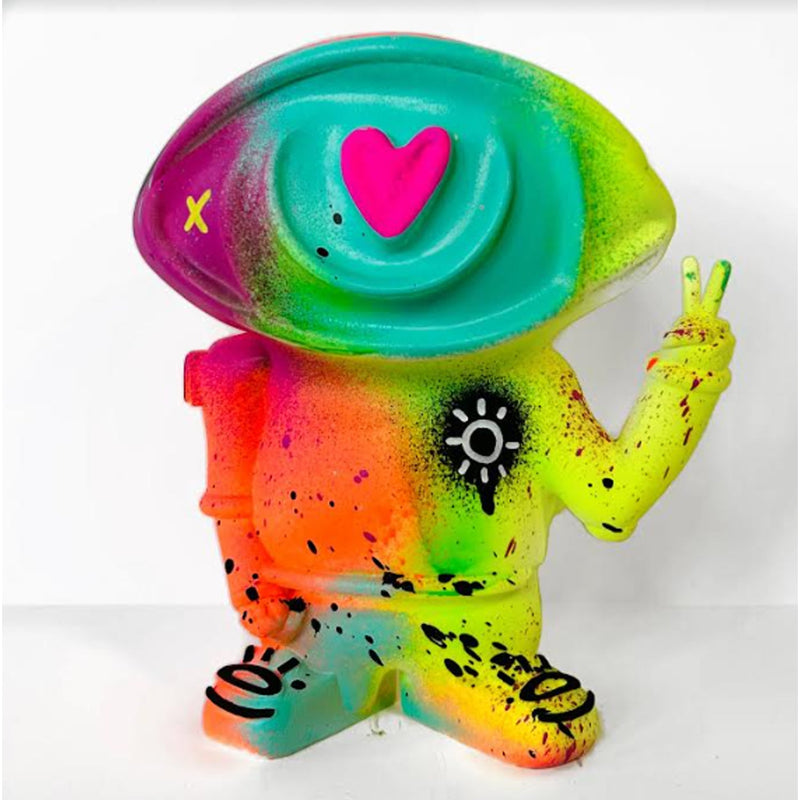 Technicolour Xeno - Variant 2 - Petroff Gallery -  - Chris Solcz - Technicolour Xeno - Variant 2, 9" x 6" x 4"