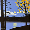 Twilight Tapestry 18" x 18" - Petroff Gallery - Painting