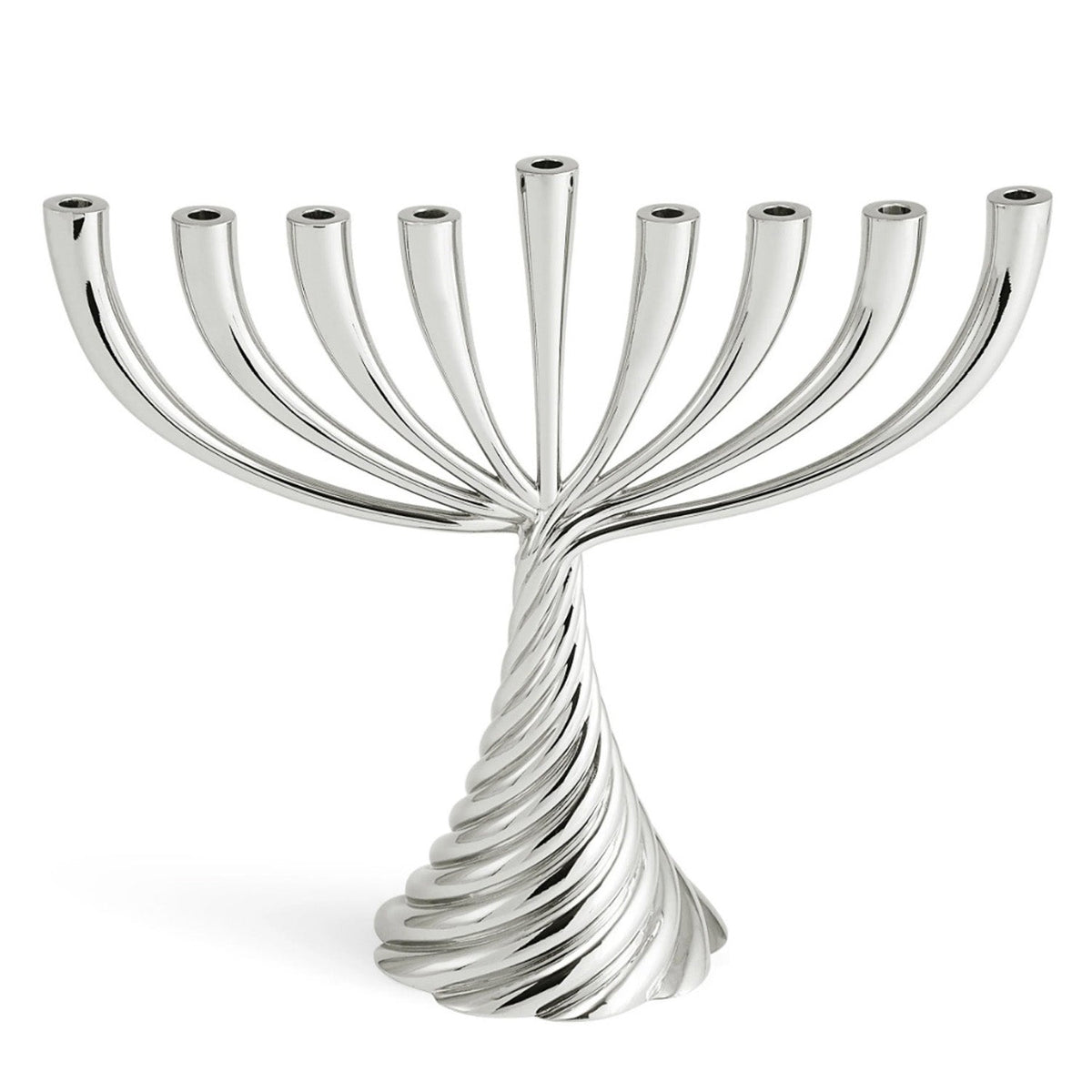 Twist Menorah - Petroff Gallery - Judaica