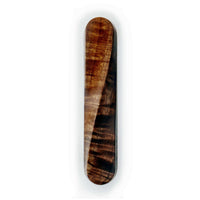 Twist Mezuzah Figured Walnut Petroff Gallery 