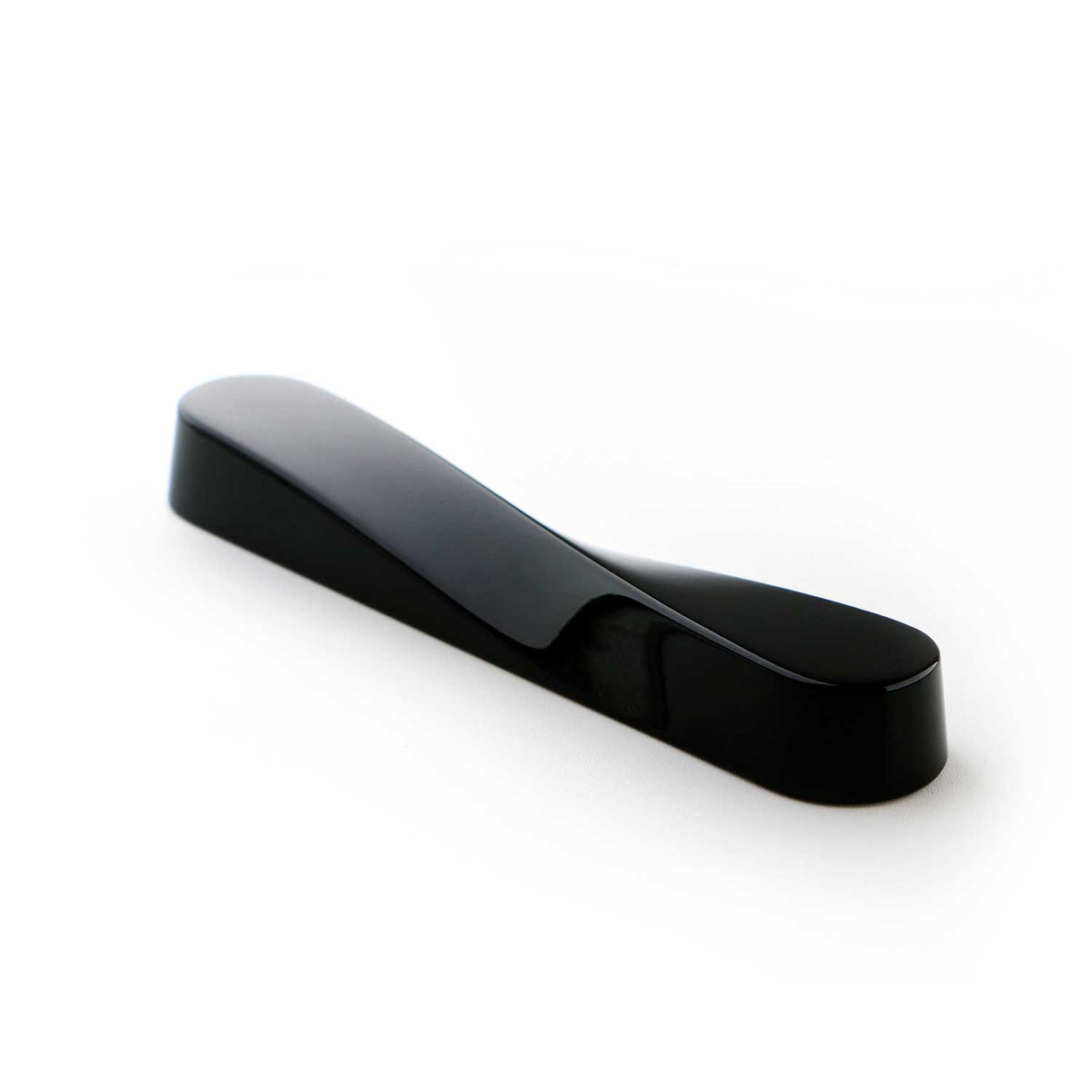 Twist Mezuzah Glossy Black Petroff Gallery 