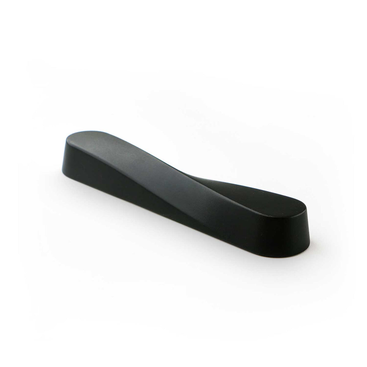 Twist Mezuzah Matte Black Petroff Gallery 