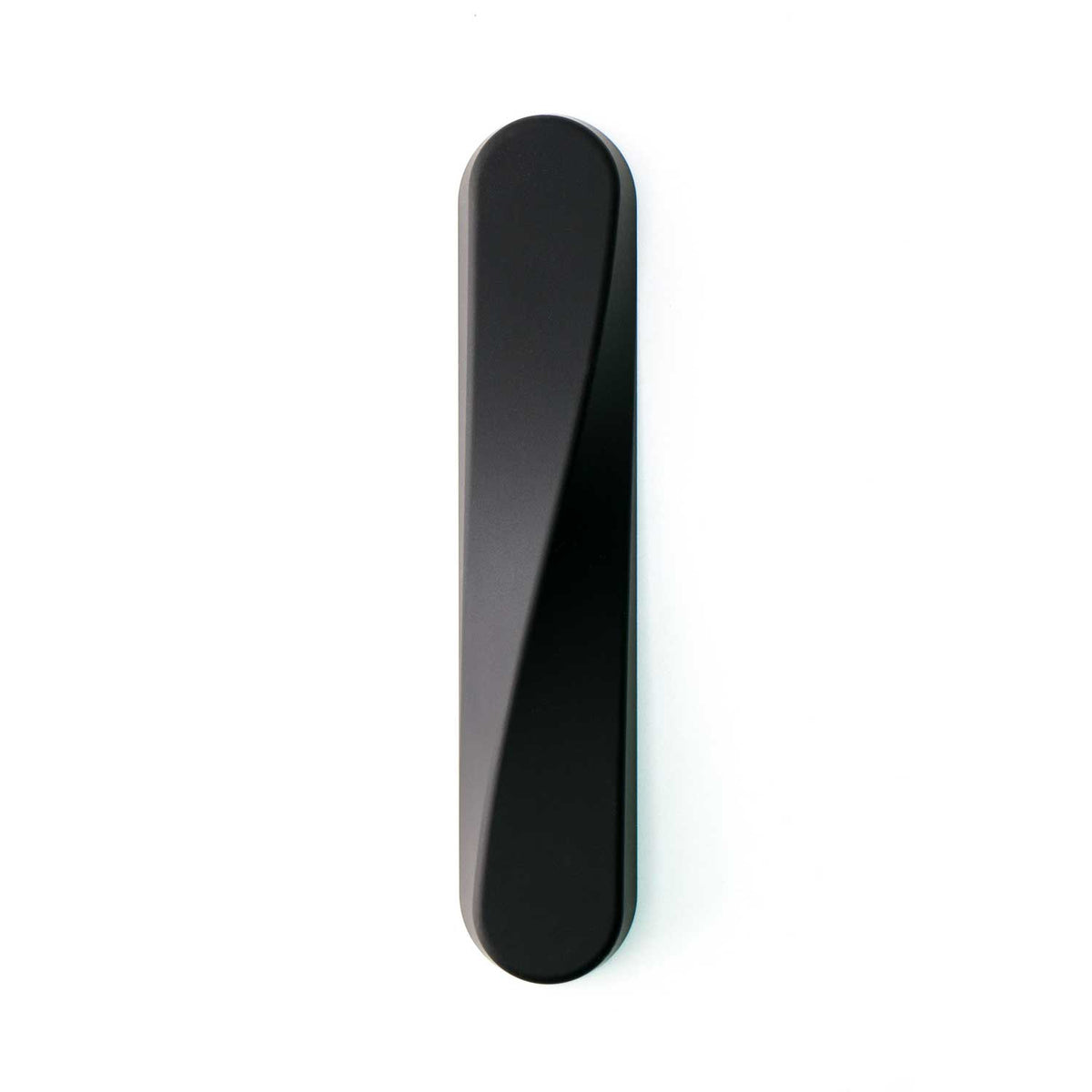 Twist Mezuzah Matte Black Petroff Gallery 