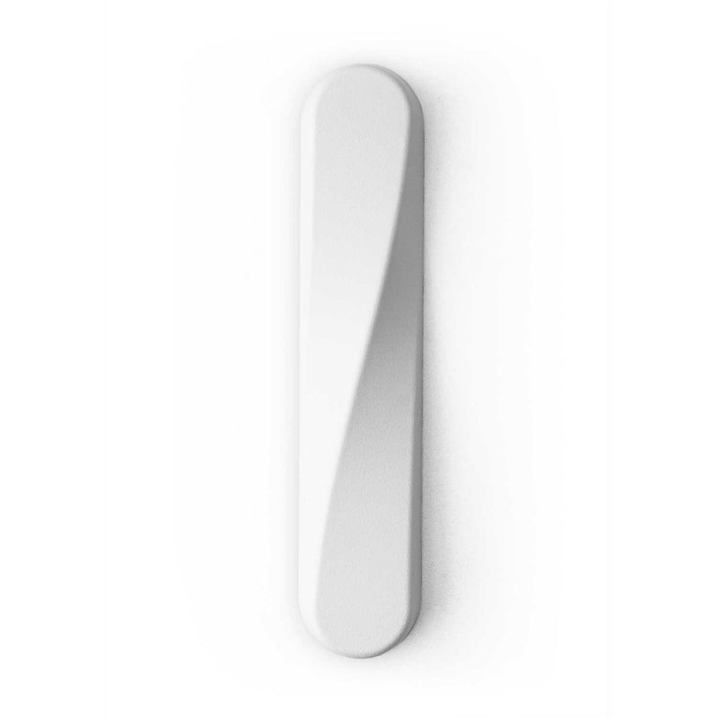 Twist Mezuzah Matte White Petroff Gallery 