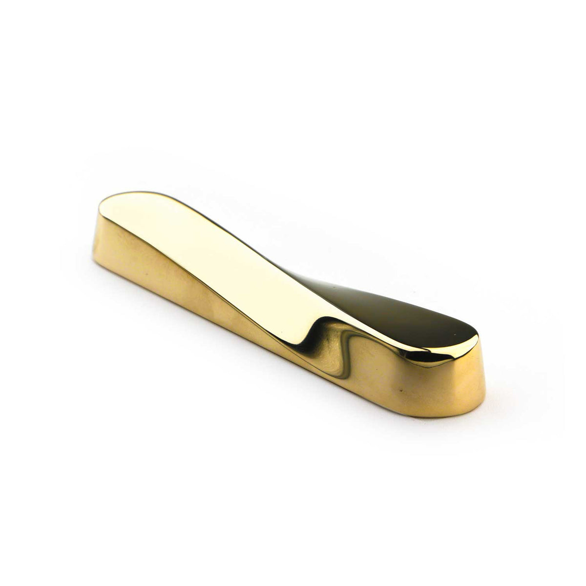 Twist Mezuzah Shiny Gold Petroff Gallery 