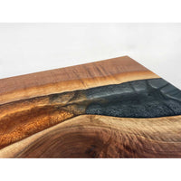 Lava Grey Pearl Walnut Board 1 - Petroff Gallery - Glass Art