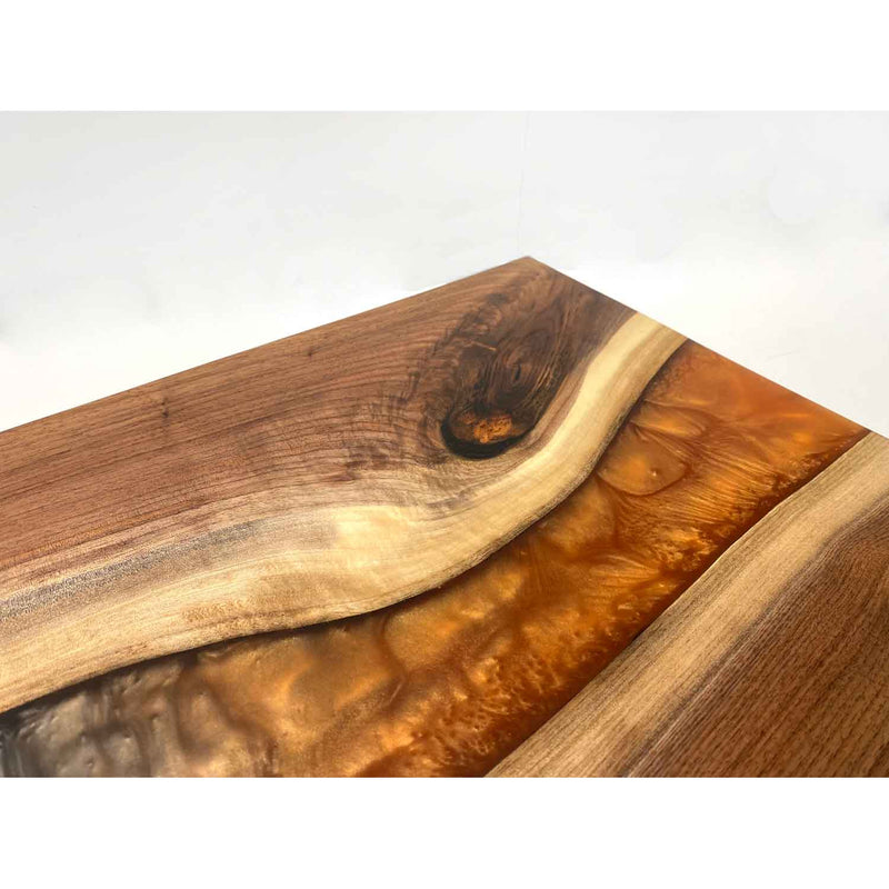 Lava Grey Pearl Walnut Board 3 - Petroff Gallery - Wood Art