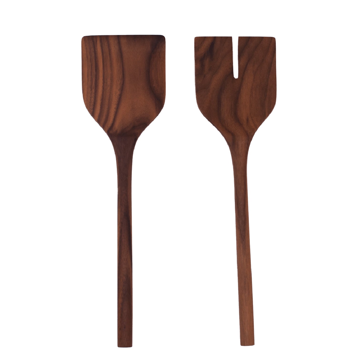 Walnut Salad Server Set Petroff Gallery 