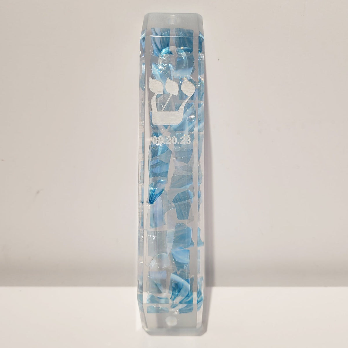 Wedding Glass Mezuzah Petroff Gallery 