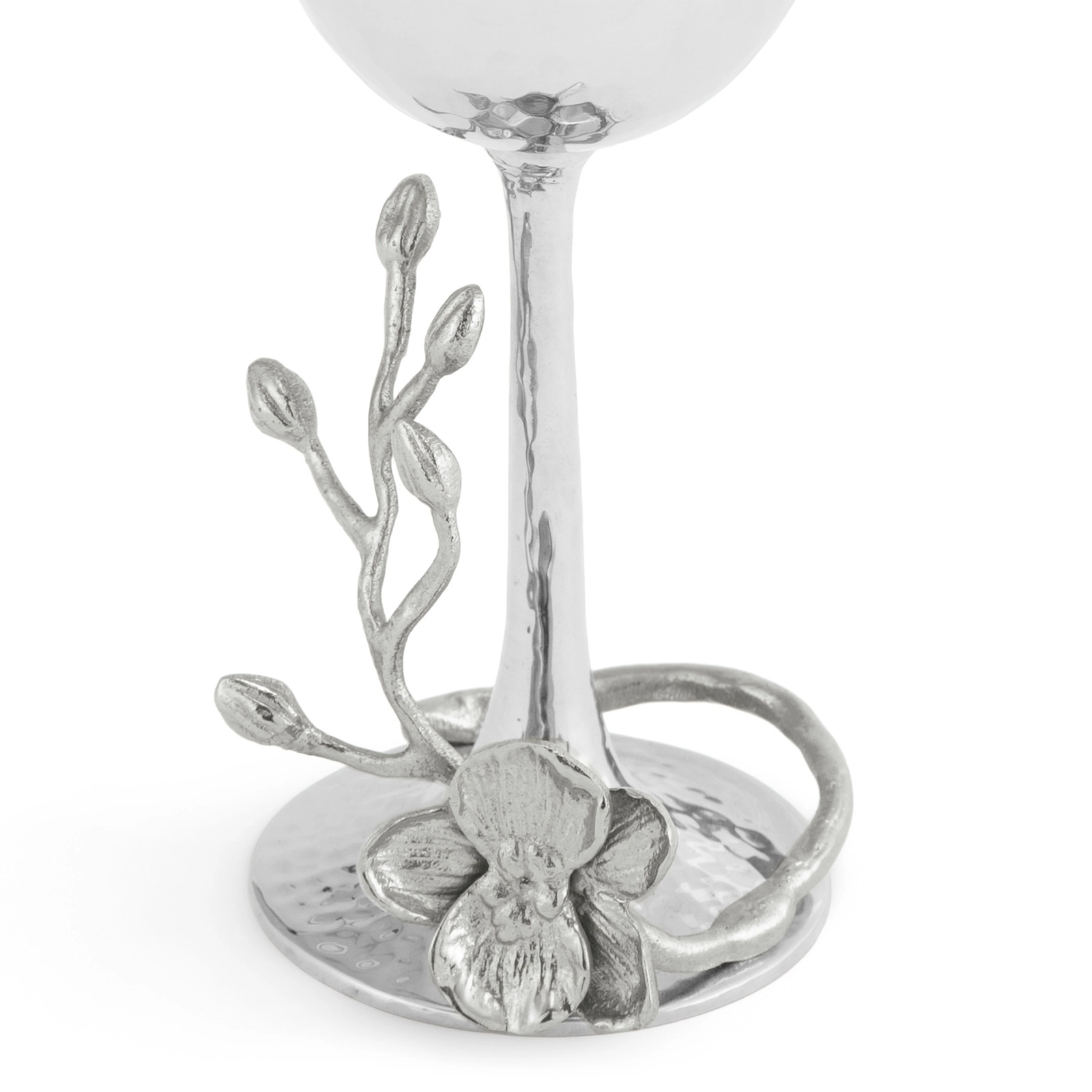 White Orchid Kiddush Cup - Petroff Gallery - Judaica