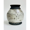 White Raku Small Vase Petroff Gallery 