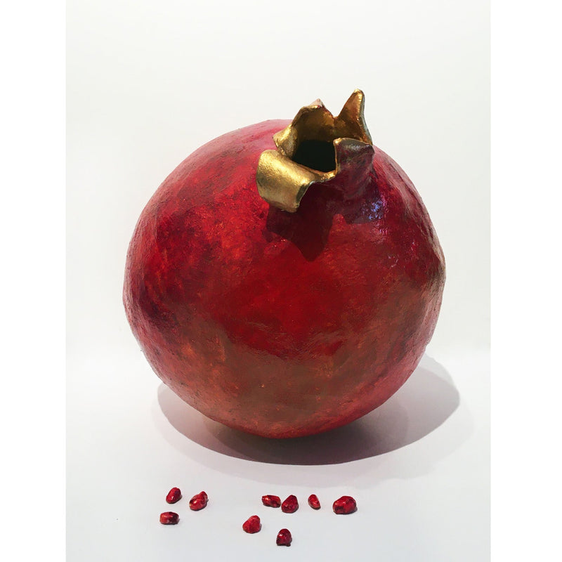 XL Red Pomegranate Petroff Gallery 